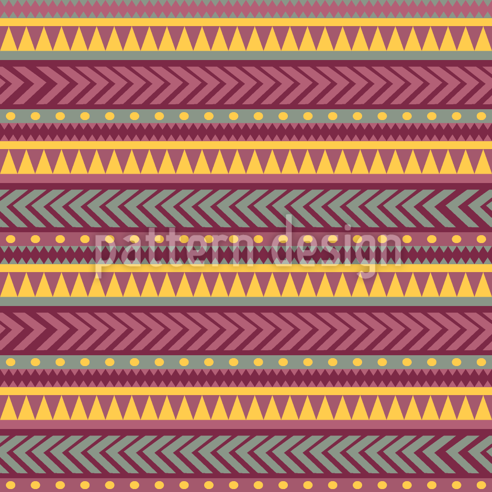 Mezcla tribal Estampado Vectorial Sin Costura