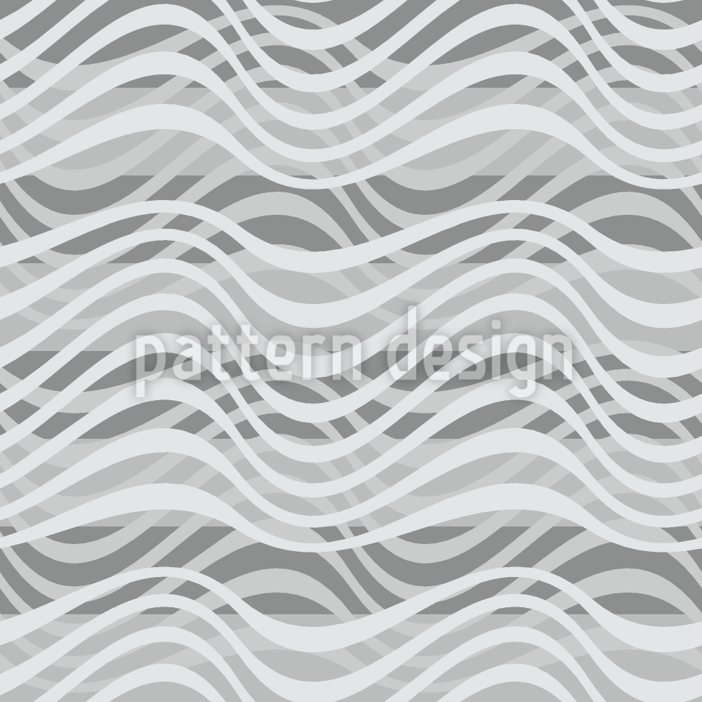 Listrado e ondulado Design de padrão vetorial sem costura