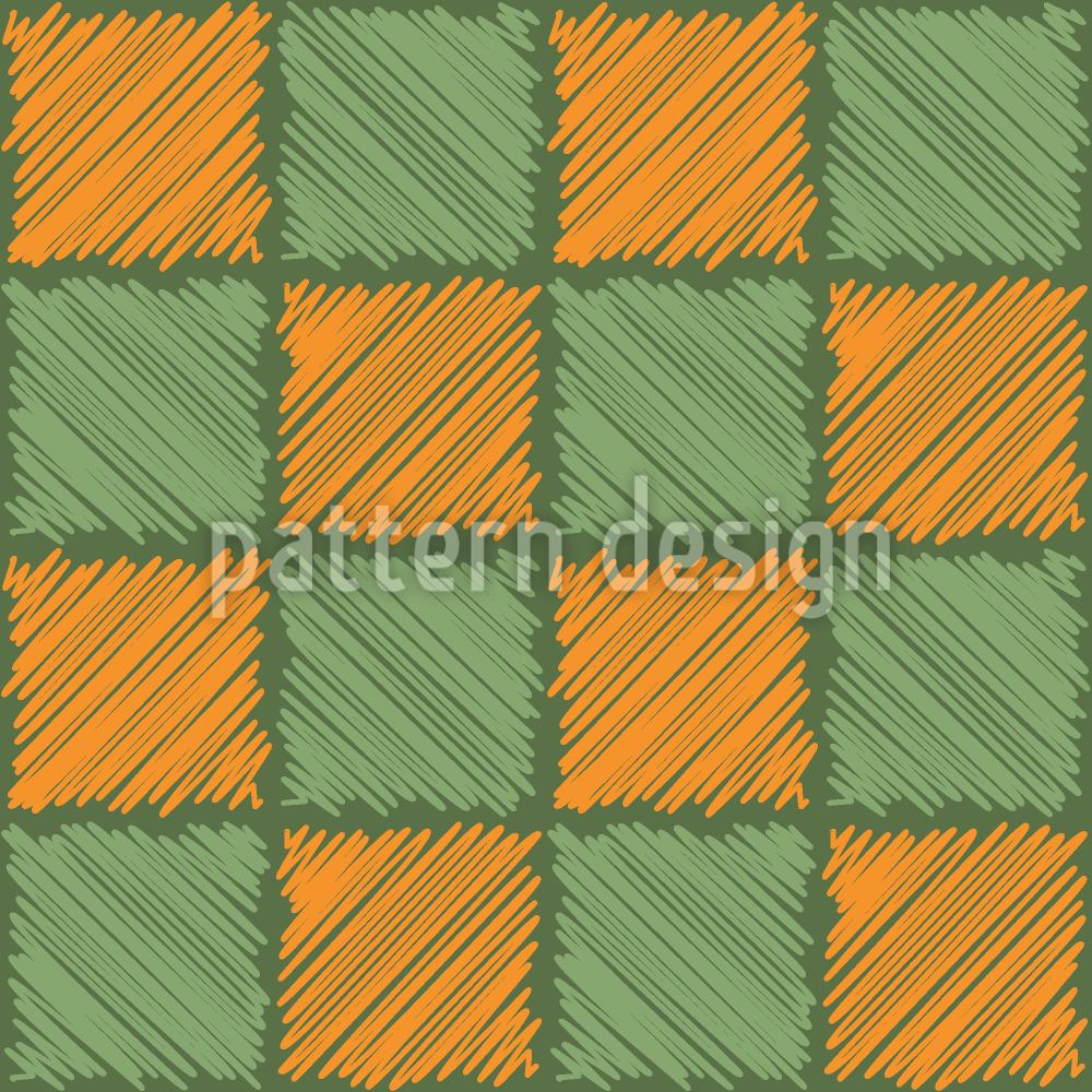 Cuadrados para garabatear Estampado Vectorial Sin Costura