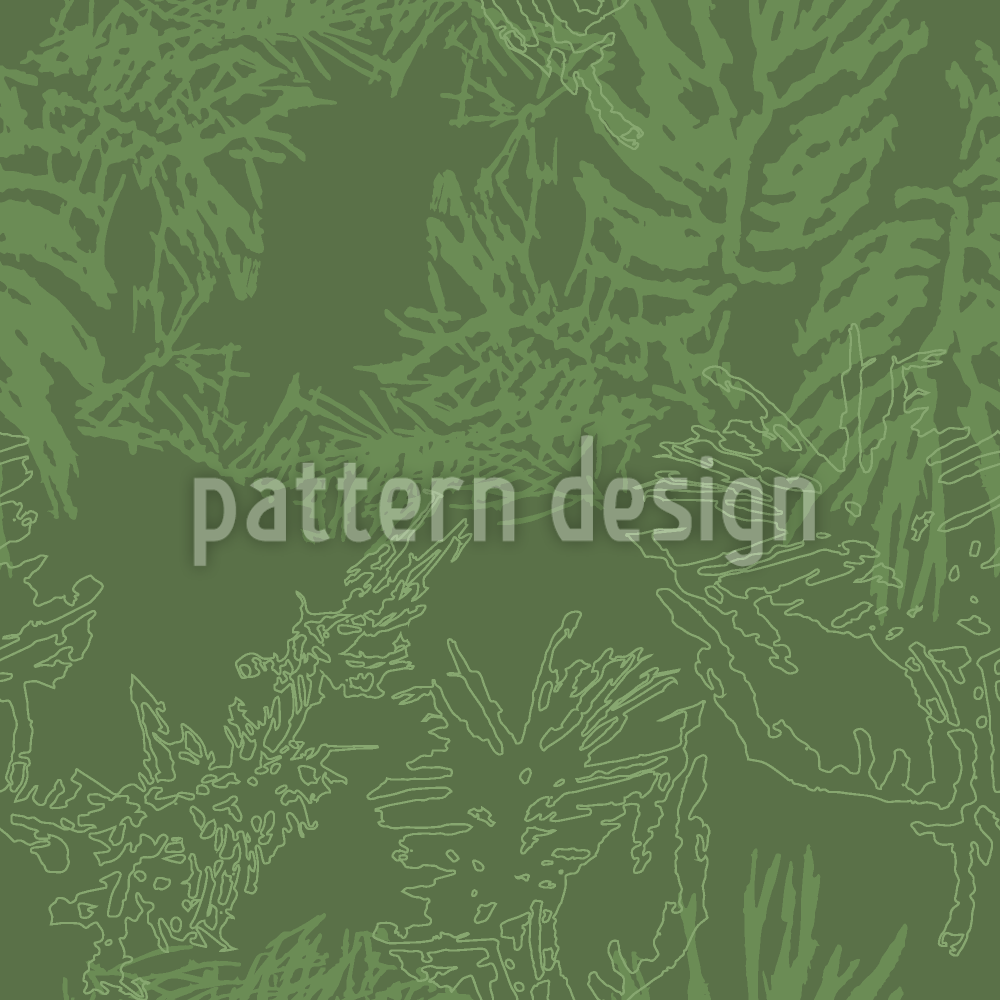 Naaldcamo Naadloos vectorpatroon ontwerp