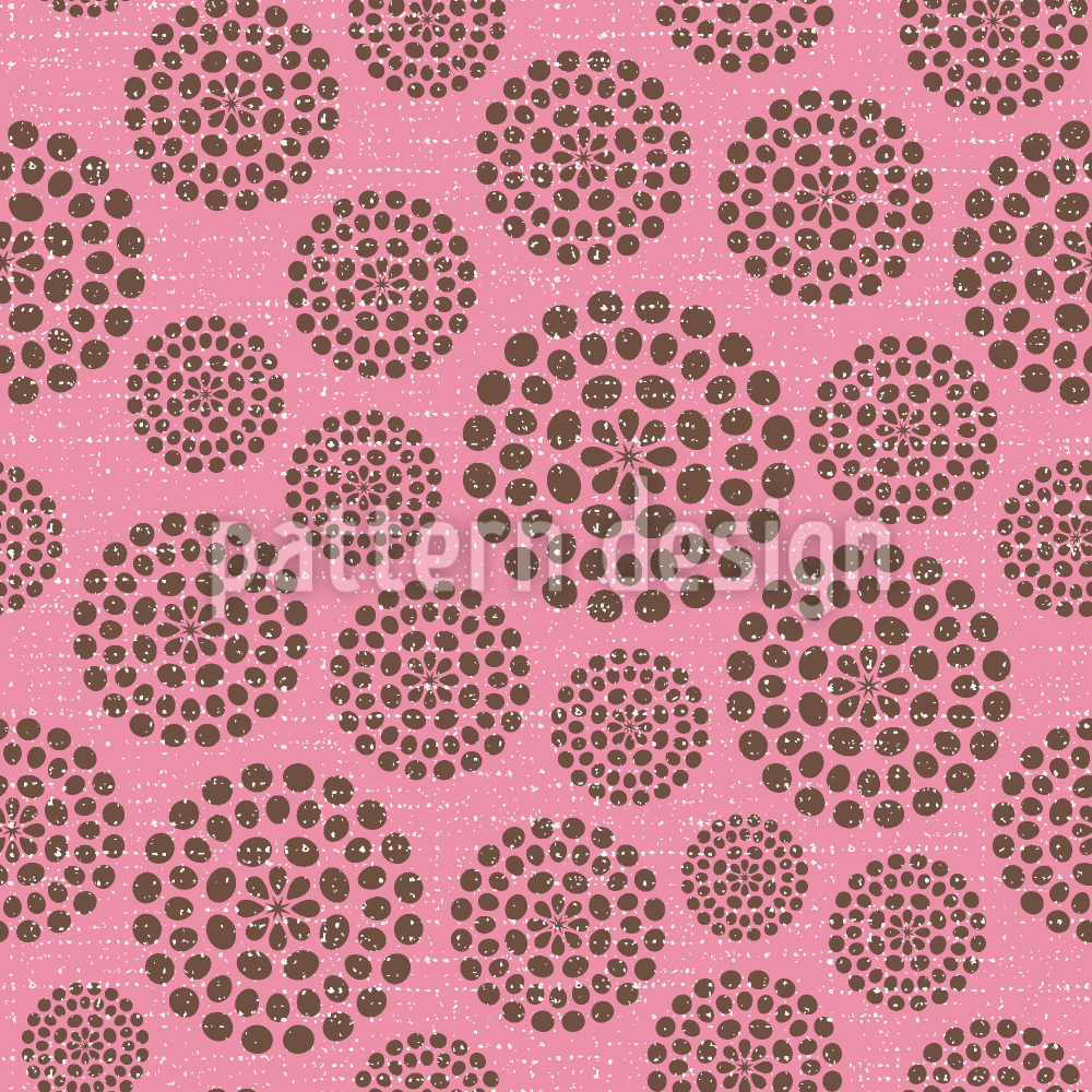 Cercles textur&eacute;s Motif Vectoriel Sans Couture