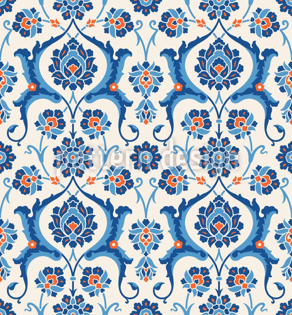 Prachtig arabesque Naadloos vectorpatroon ontwerp