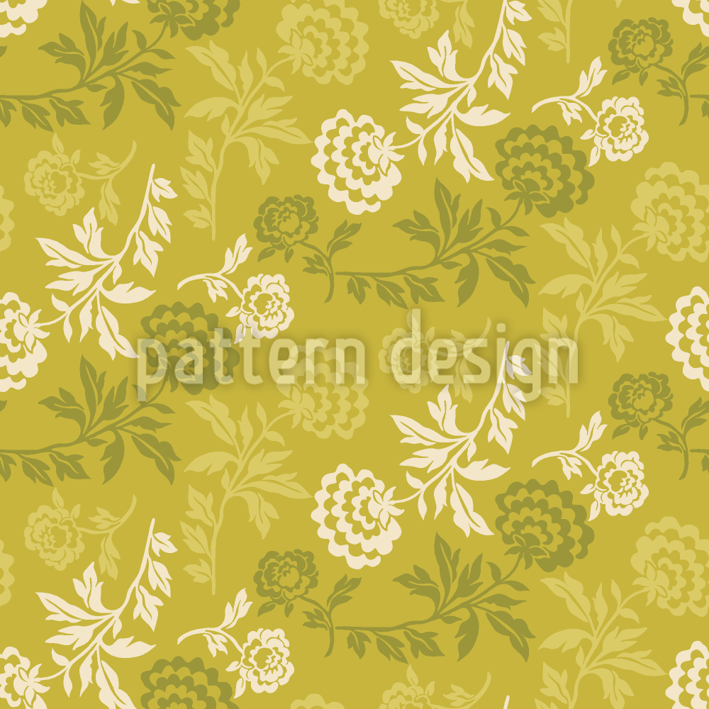 Spring in Flowers Seamless Vector Pattern Design